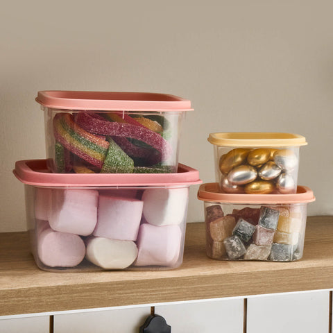 Karaca Dora Mini 4-Piece Storage Container Set, Multi