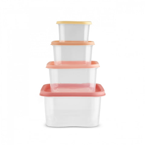 Karaca Dora Mini 4-Piece Storage Container Set, Multi