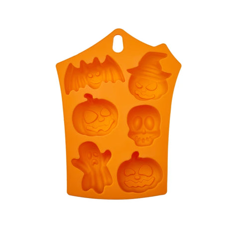 Karaca 6-Piece Pumpkin Muffin Tin, Orange