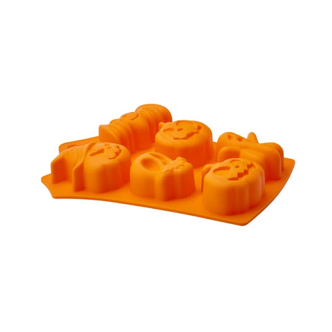 Karaca 6-Piece Pumpkin Muffin Tin, Orange