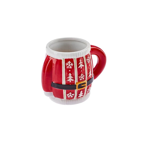 Karaca New Year Jacket Mug, 480 ml, Red