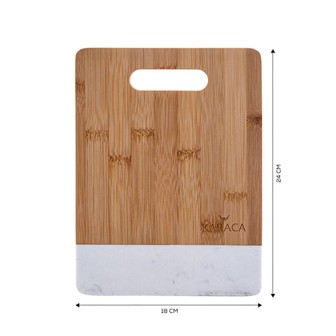 Karaca Plat Bamboo Chopping Board, Small, Wood