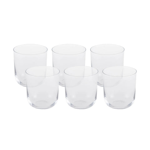 Karaca Krs 6 Piece Glass Tumbler Set, 310ml, Transparent