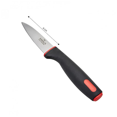 Karaca Elvis Paring Knife, 9cm, Black Orange