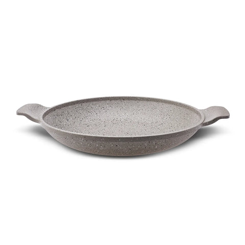 Karaca Love of Kitchen Biogranite Non-Stick Frying Pan for Diced and Roasted Meat, 34cm, Grey