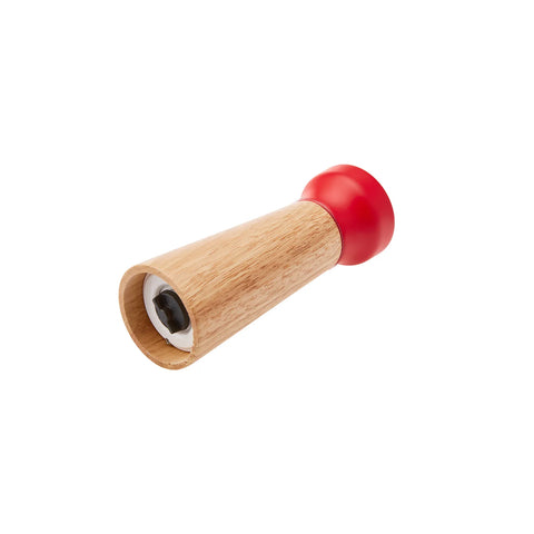 Karaca Arora Wooden Spice Grinder, 15cm, Wood Red