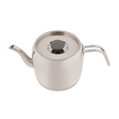 Karaca PowerSteel Vega 316+ Stainless Steel Induction Teapot Set, XLarge, Silver