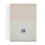 Karaca Home Jersey Fitted Sheet, Super King, Beige