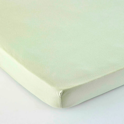 Karaca Home Jersey Fitted Sheet, King, Olive Green