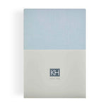 Karaca Home Jersey Fitted Sheet, King, Light Blue