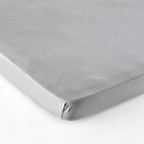 Karaca Home Jersey Fitted Sheet, Single, Grey