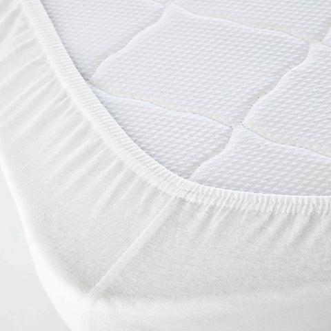 Karaca Home Jersey Baby Fitted Sheet, Single, White