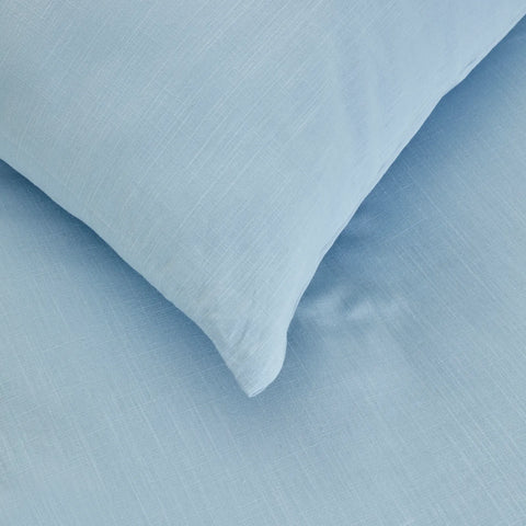 Karaca Home Fog 100% Turkish Cotton Duvet Cover Set, King, Blue