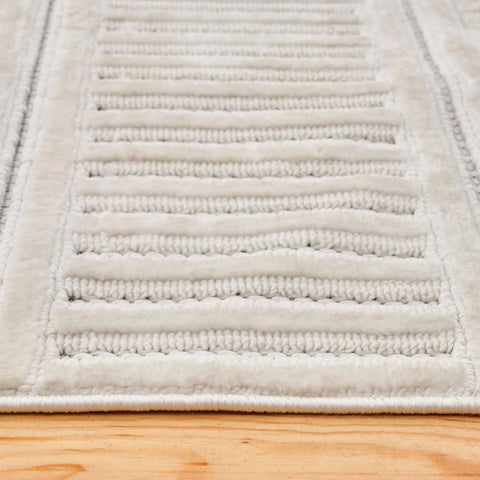 Kasmir Rugs 724 Scandinavian Premium Elsa Rug, 80cmx150cm, Beige White