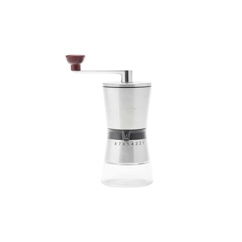 Karaca Manual Coffee Grinder, 17cm, Silver Black Brown