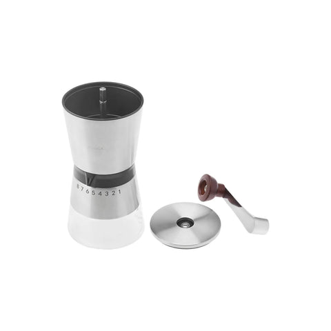 Karaca Manual Coffee Grinder, 17cm, Silver Black Brown