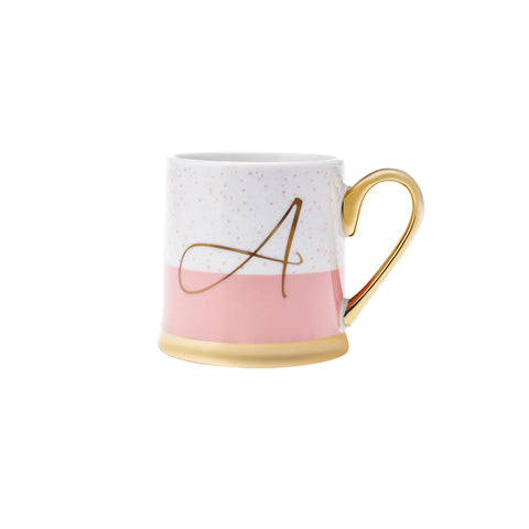 Karaca Letter A Porcelain Mug, 330ml, Multi