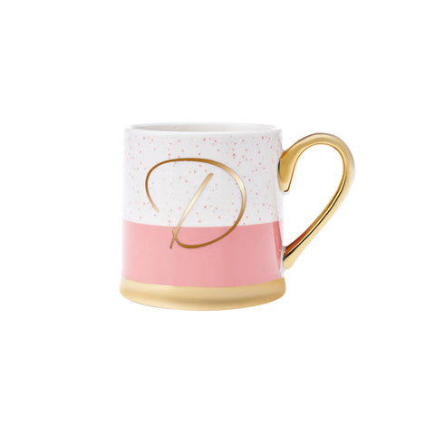 Karaca Letter D Porcelain Mug, 330ml, Multi