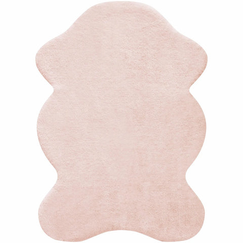 Kasmir Rugs 724 Faux Fur Rug, 70cmx100cm, Blush