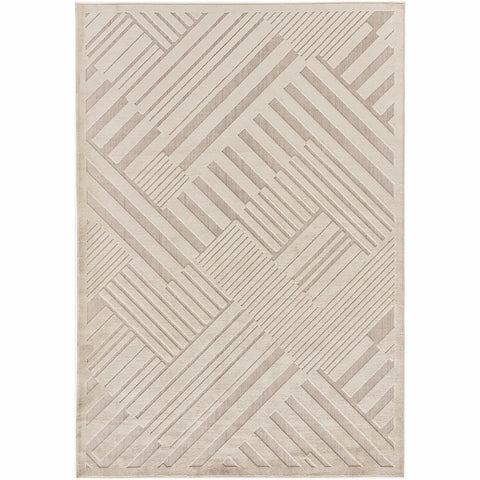 Kasmir Rugs 724 Scandinavian Bergen Rug, 80cmx150cm, Cream