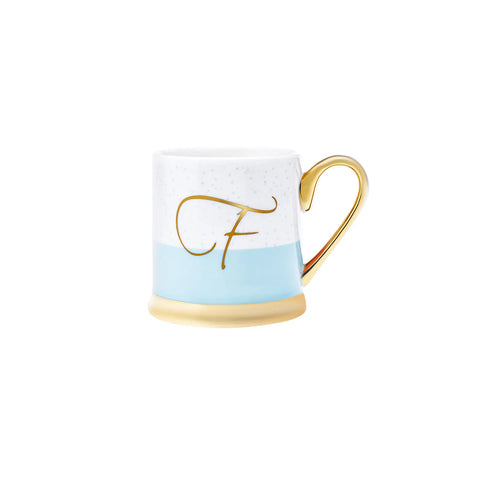 Karaca Letter F Porcelain Mug, 330ml, Multi