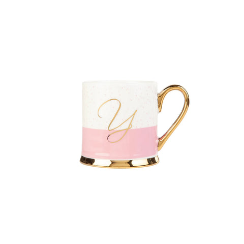 Karaca Letter Y Porcelain Mug, 330ml, Multi