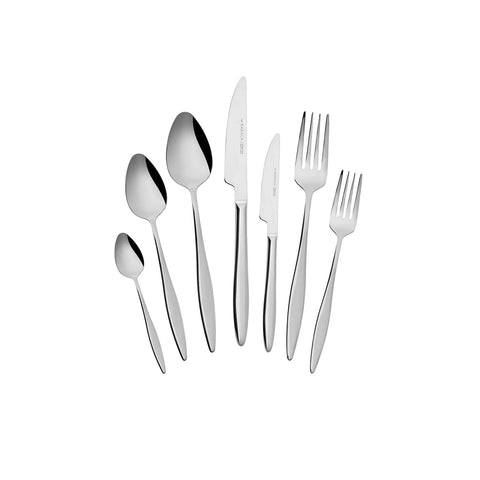 Karaca New Ilıca 84 Piece Stainless Steel Cutlery Set for 12 People, Silver