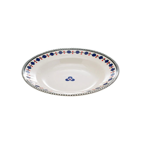 Karaca Mai Seljuk Collection Porcelain Pasta Bowl, 23cm, Multi