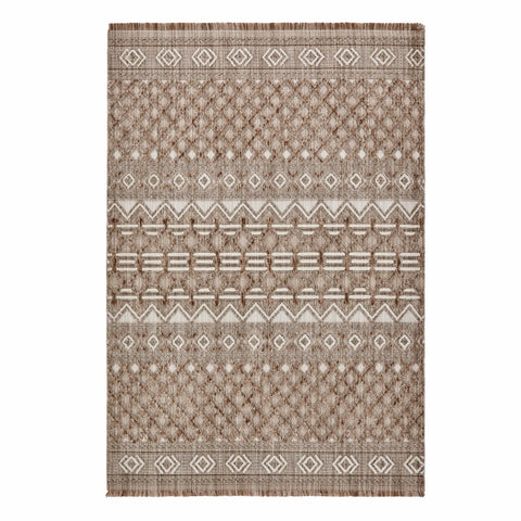 Kasmir Rugs 724 Scandinavian Sven Rug, 120cmx180cm, Brown Cream