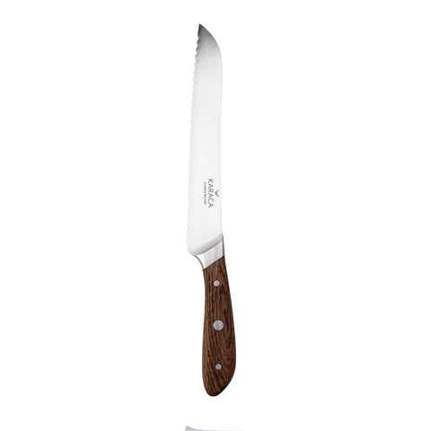 Karaca Nature Bread Knife, 20cm, Wood Silver