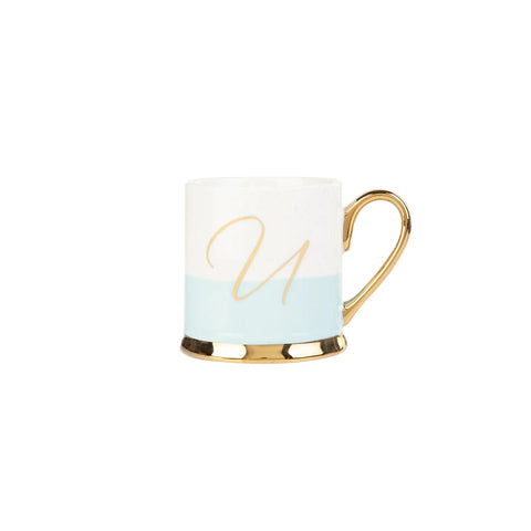 Karaca Letter U Porcelain Mug, 330ml, Multi