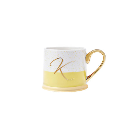 Karaca Letter K Porcelain Mug, 330ml, Multi