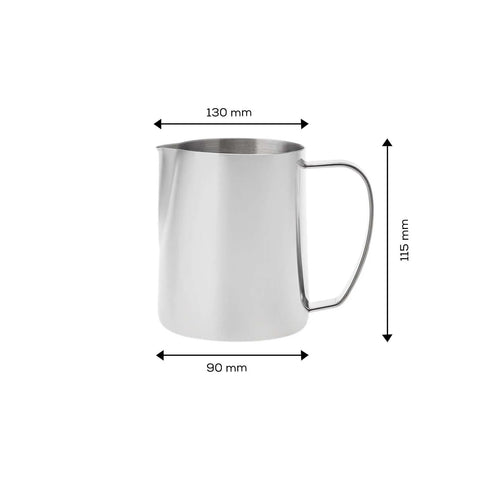 Karaca Metal Milk Jug, 600ml, Silver