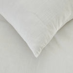 Karaca Home Lily 100% Turkish Cotton Duvet Cover Set, Double, White