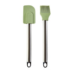 Crick Crack Alp 2 Piece Spatula Set, Green