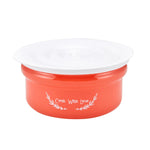 Cookplus With Love Glass Storage Container, 12cmx6cm, Coral