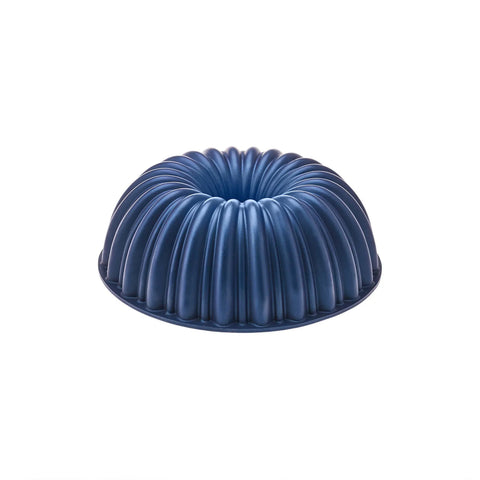 Karaca Cake Pro Aluminium Cast Decorative Bundt Cake Tin, 25.5cm, Navy Blue