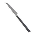 Karaca Salzburg Stainless Steel Dessert Knife, 17.7cm, Black Silver