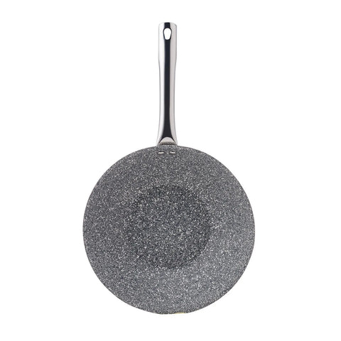 Karaca Vierno Biogranite Wok Pan, 28cm, Grey