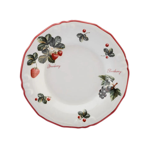 Karaca Cherry Stoneware Serving Platter, 27cm, Multi