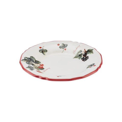 Karaca Cherry Stoneware Serving Platter, 27cm, Multi