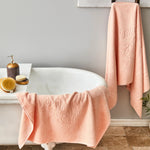 Sarah Anderson Love Is You 100% Turkish Cotton Towel Set, 3 Piece, Salmon