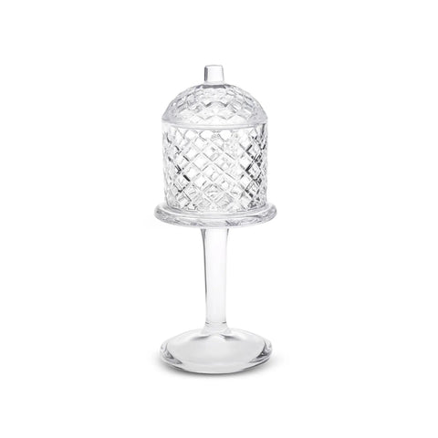 Karaca Home Crystal Candle Holder, 10cmx30cm, Silver