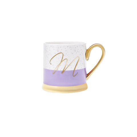 Karaca Letter M Porcelain Mug, 330ml, Multi