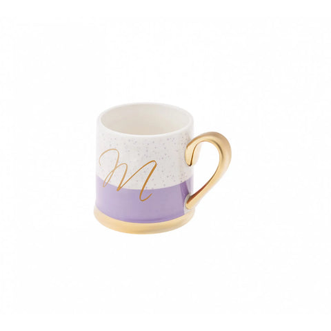 Karaca Letter M Porcelain Mug, 330ml, Multi