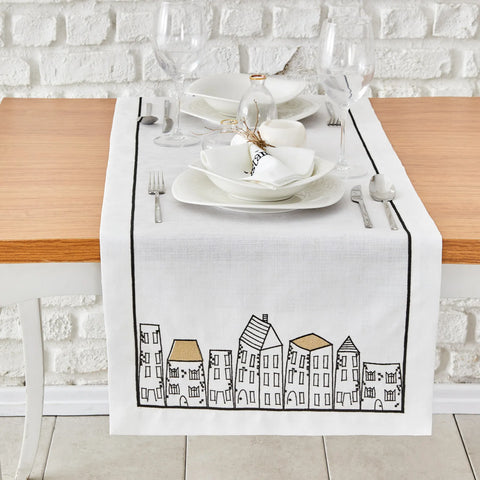 Karaca Home Istanbul Collection Galata Napkin and Runner Set, Multi