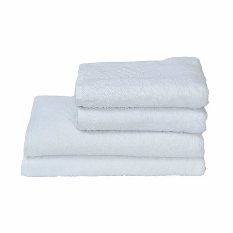 Karaca Home Blanco Towel Set, 4 Piece, White