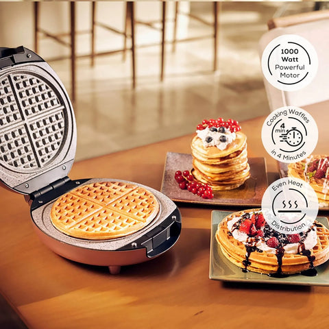 Karaca Funday Waffle Machine, Silver