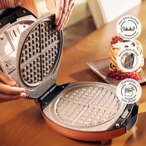 Karaca Funday Waffle Machine, Silver