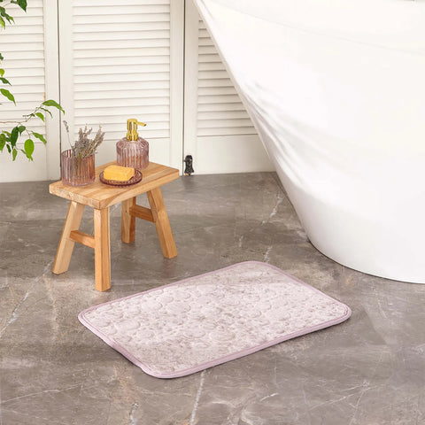 Sarah Anderson Pam Bath Mat, 40cmx60cm, Lilac